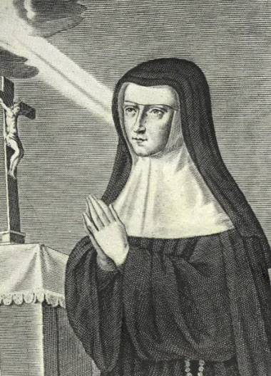 Sainte Alix Le Clerc, représentation ancienne