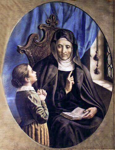 Sainte Angèle Merici, représentation ancienne