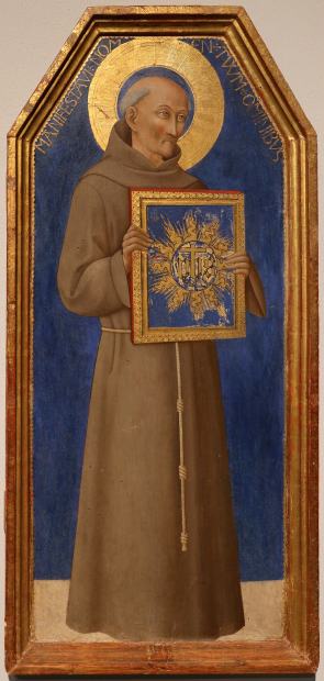 Saint Bernardin de Sienne, représentation ancienne
