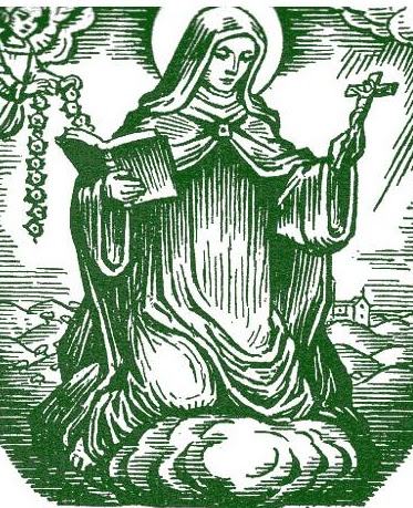 Sainte Bertille de Chelles, représentation ancienne