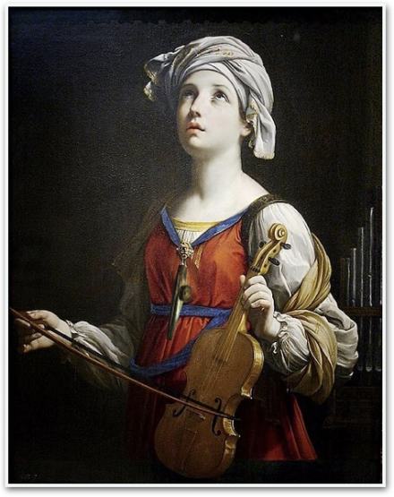 Sainte Cécile de Rome, représentation ancienne