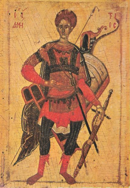 Saint Dimitri de Thessalonique, représentation ancienne