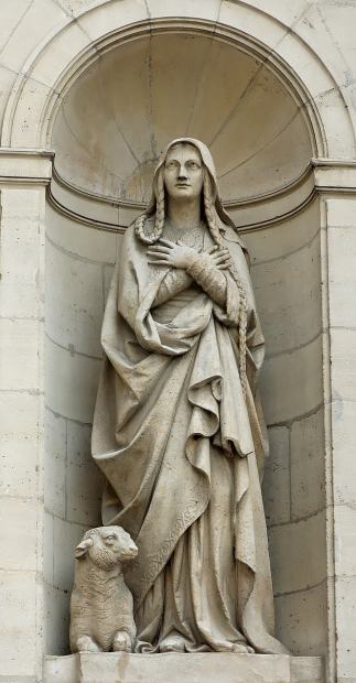 Sainte Geneviève de Paris, représentation ancienne