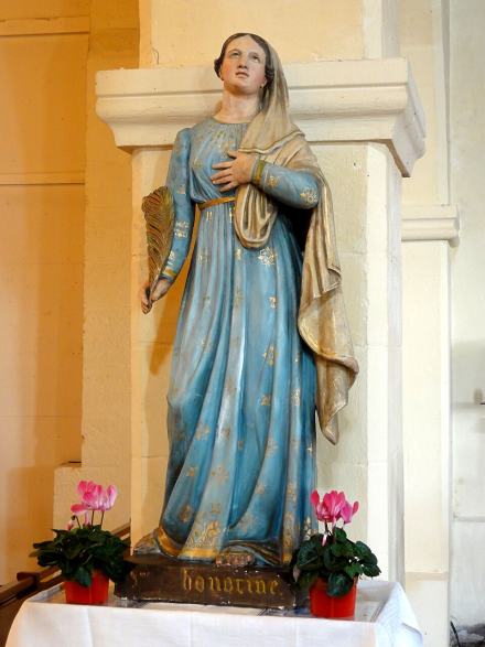 Sainte Honorine de Graville, représentation ancienne