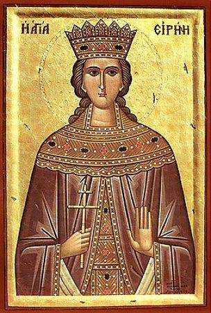 Sainte Irène de Thessalonique, représentation ancienne