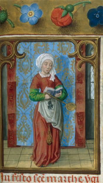 Sainte Marthe, représentation ancienne