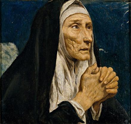 Sainte Monique d'Hippone, représentation ancienne