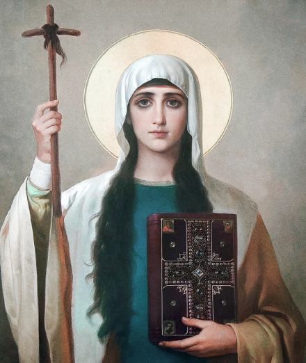 Sainte Nino de Géorgie, représentation ancienne
