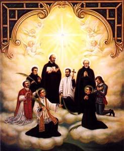 Saint René Goupil, représentation ancienne