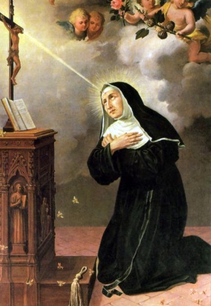 Sainte Rita de Cascia, représentation ancienne