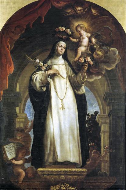 Sainte Rose de Lima, représentation ancienne