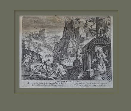 Sainte Yvette de Huy, représentation ancienne
